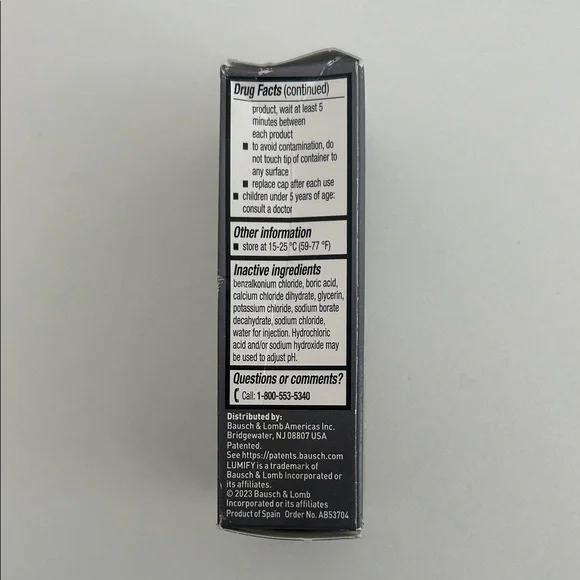 NWT Lumify Redness Reliever Eye Drops - Picture 7 of 9